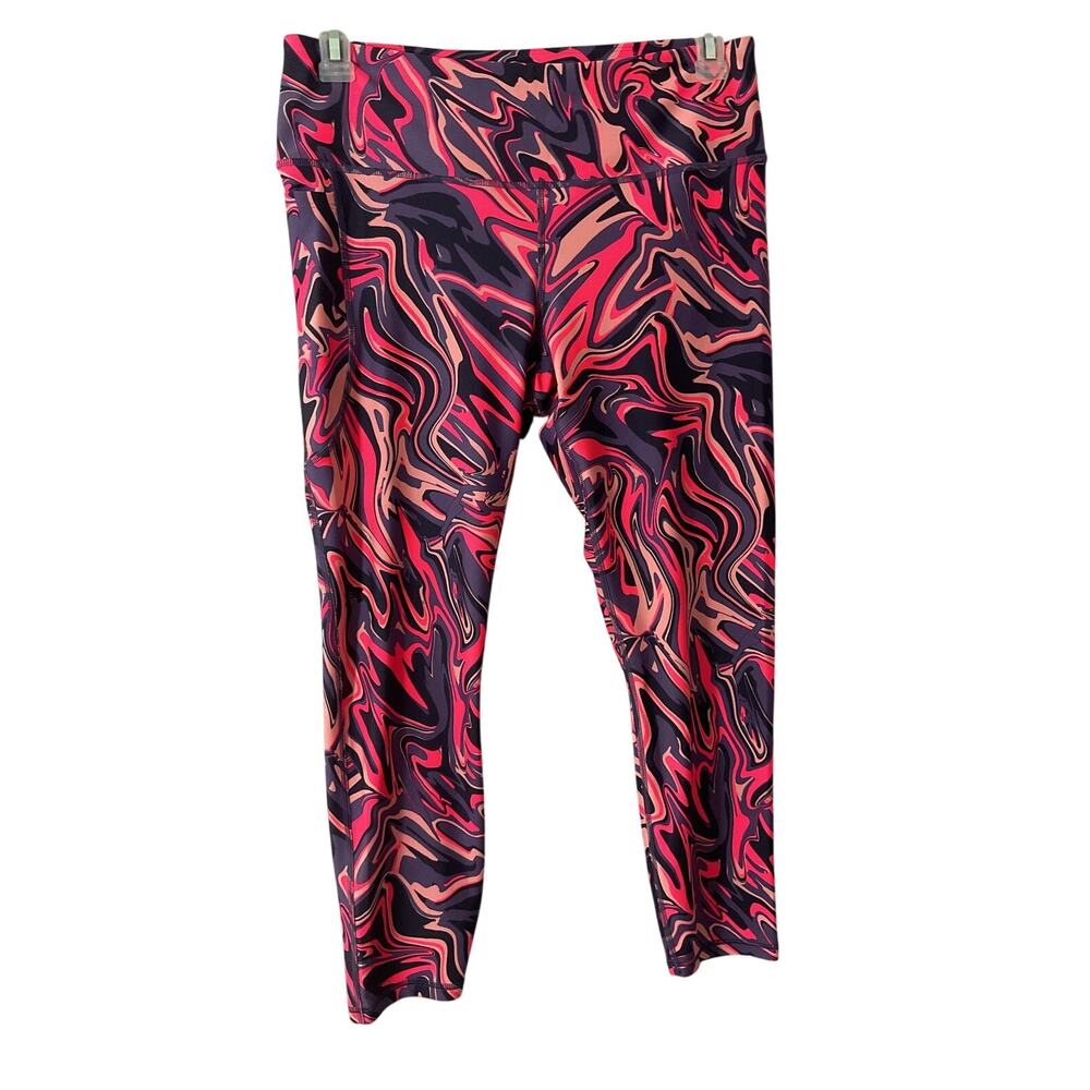 Under Armour Pink & Black Swirl Print Leggings